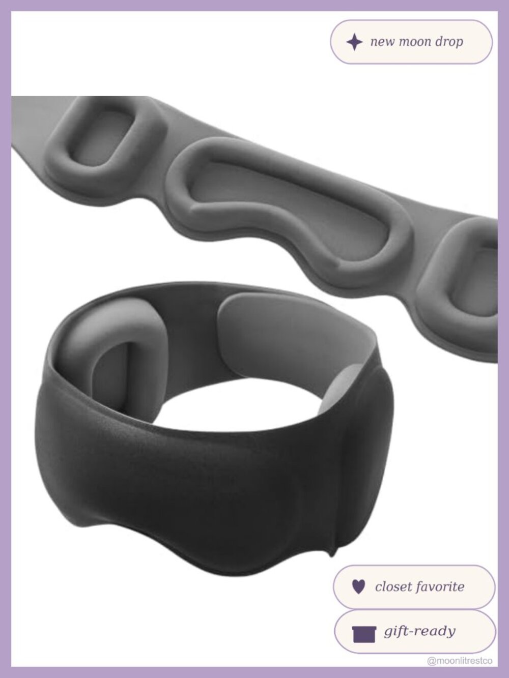 Weighted Sleep Mask 100% Blackout Eye Mask with Ear Muffs